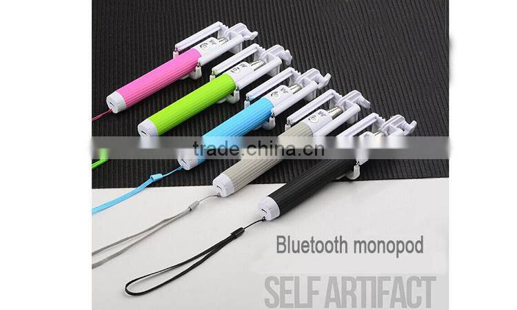 Promotional extendable selfie stick wireless bluetooth monopod kjstar z07-5 bluetooth