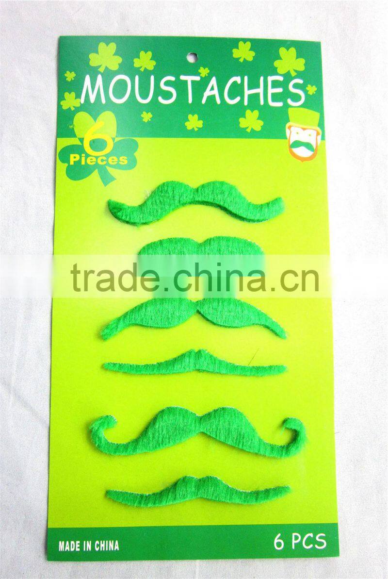 St. Patrick's Day mustache