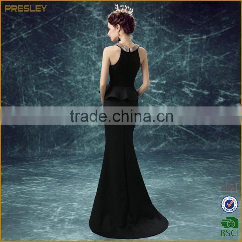 Presley Oem Wholesale Ladies High-lined Waist Cheap Sexy Long Fashion Dress