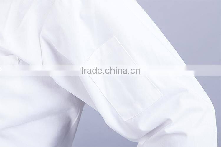 2015 double -breasted cheap chef cook uniform