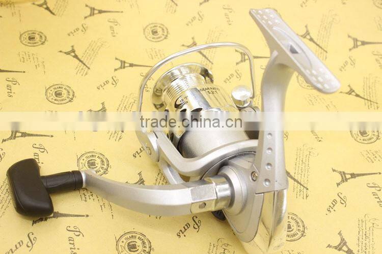 5 axis electroplating plastic fishing line round head Sea fish pole wheel spinning wheel type wheel