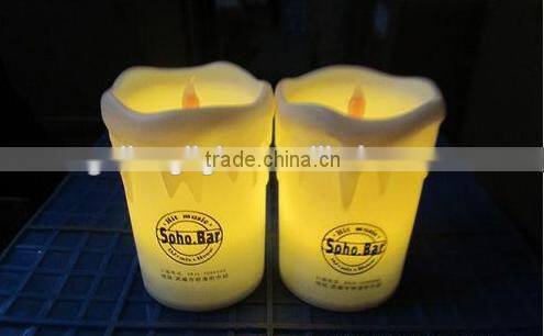 rechargable battery operated wedding party night club bar glowing light up led portable candle table lamp