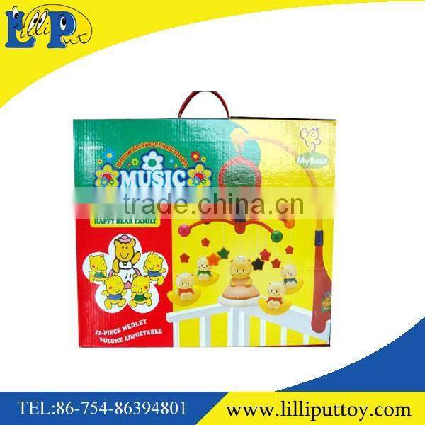 New design cartoon bed bell toy musical bell toy for baby