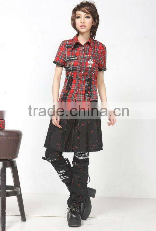 Visual Kei Gothic Dolly Cosplay KERA Lolita shirt Japan fashion 71205