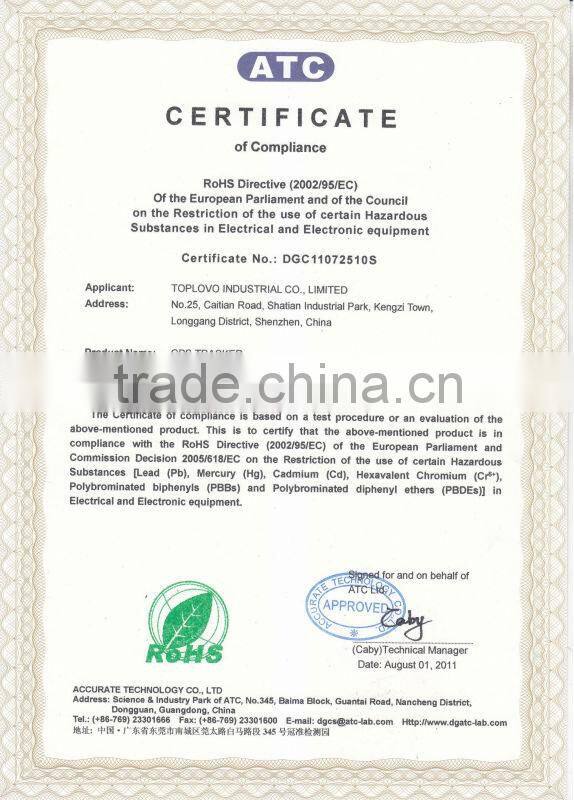 TopLovo Factory sim card gps tracking device with free online