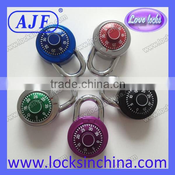 AJF 2015 USA NEW popular 50mm rotary fitness gym club padlock