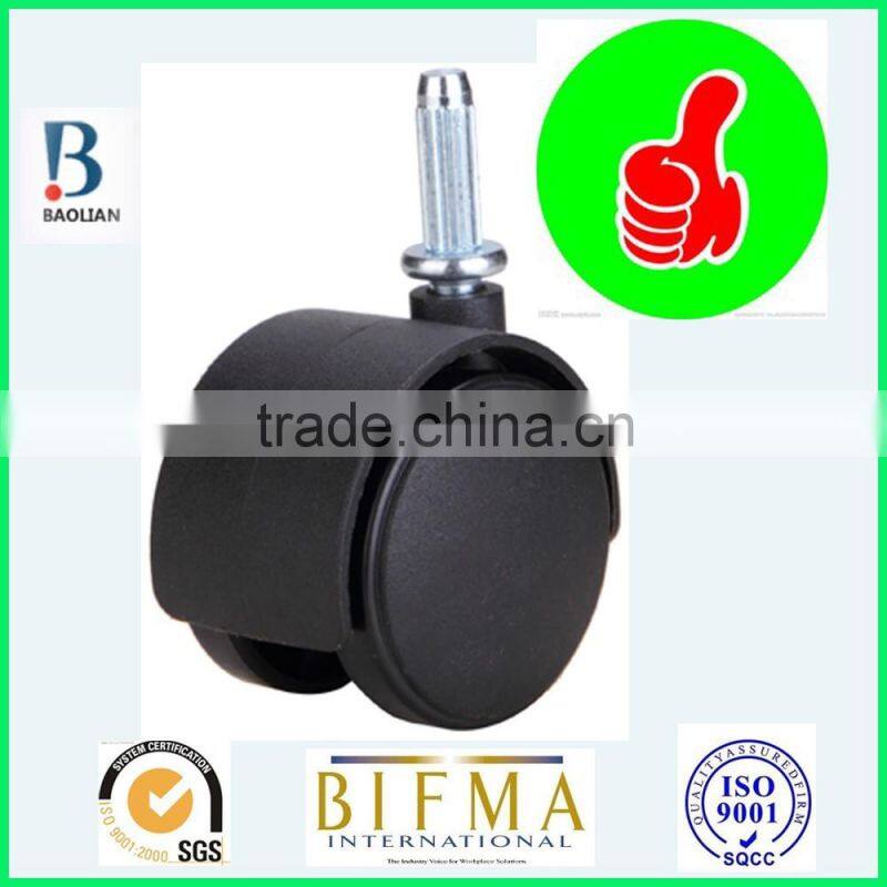 Cheap durable 30mm nylon swivel light-duty caster for furniture