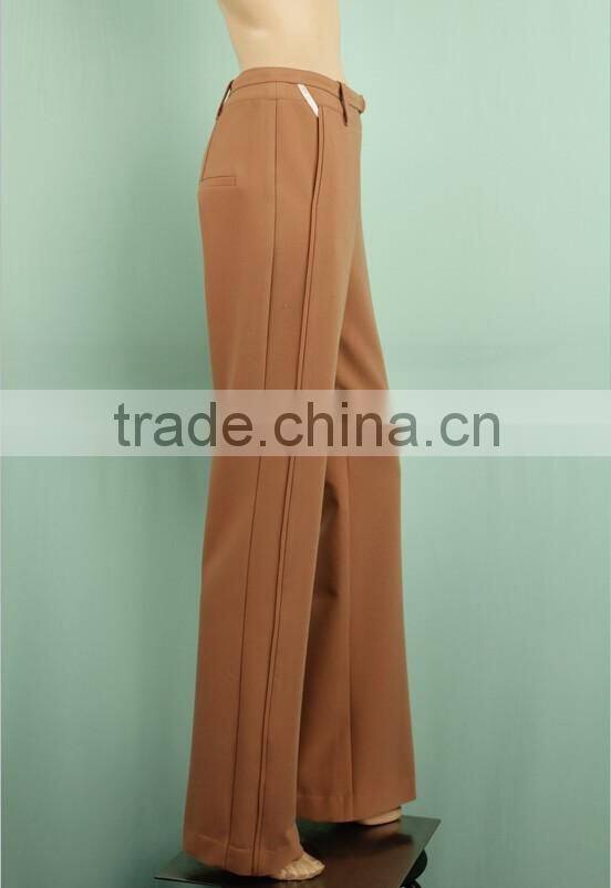 2016 Office lady crotchless professional 100% polyester warmup pants