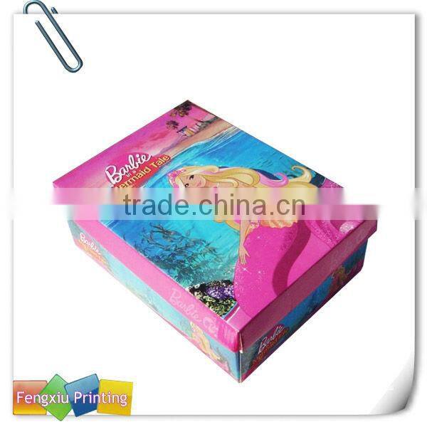 Cardboard Pink Shoe Boxes with Logo