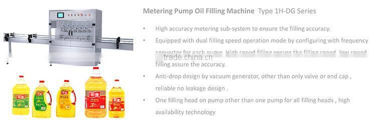 High filling accuracy anti-dropping type edible oil filling machine