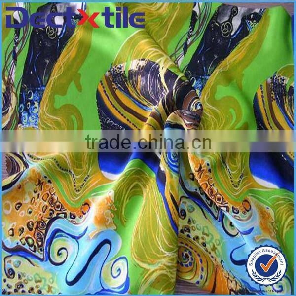 2016 diffrent design fashion textile comfortable printed satin fabric for bed sheet