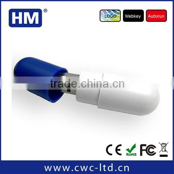 Hot Sale Promotional Round Capsule USB Flash Drive