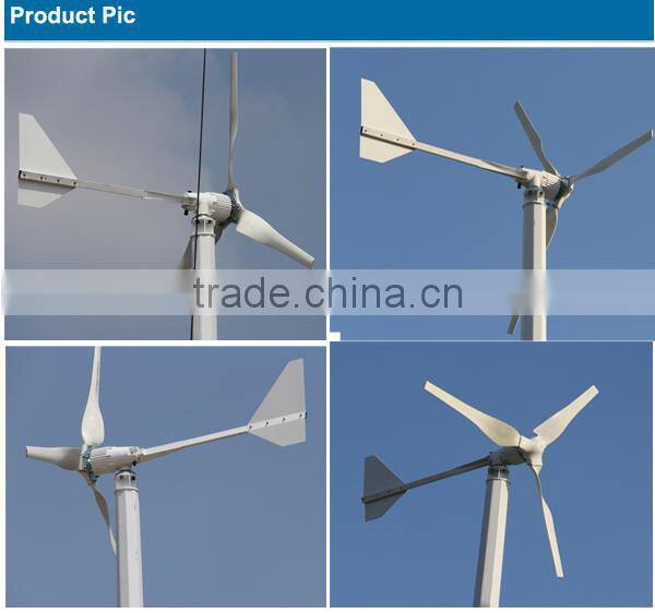3kw horizontal wind generator for home use/ home turbine