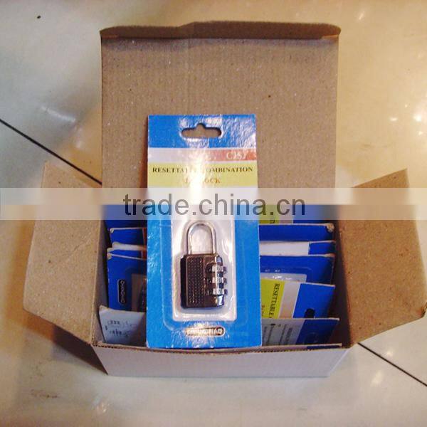 Popular 3 digital combination padlock Silver Smart Digital Combination Padlock CH-17D