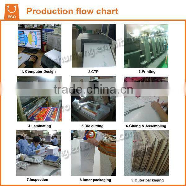 Custom hot pink paper bags with handles