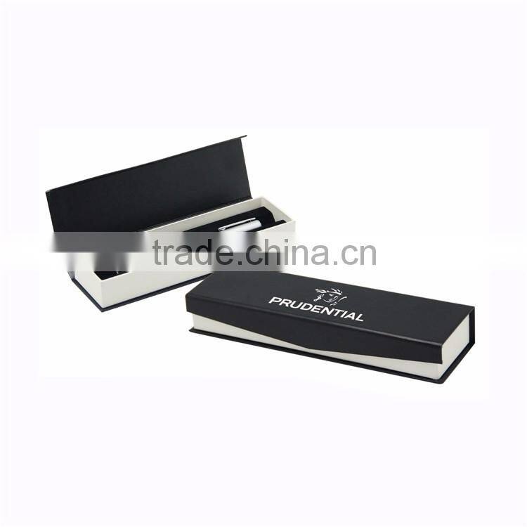 Cutom Logo Different Design Pen Packaging Box Black Drawer Box