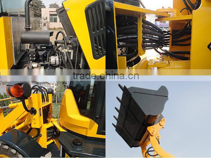2015 hot selling hydrostatic mini front loader with CE