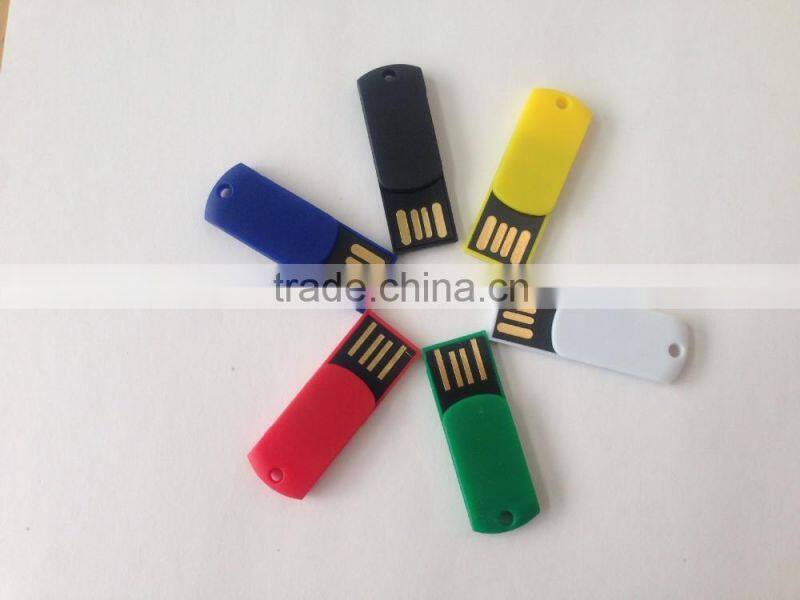 Promotional item mini size plastic paperclip usb flash pen driver with custom logo printing