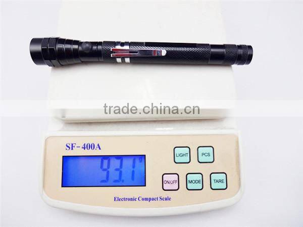 GS-8040 aluminium best flexible light 3 LED pick up flashlight with magnet