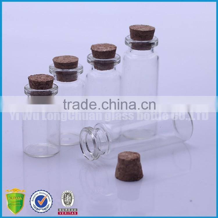 mini glass drift bottles with cork 10ml