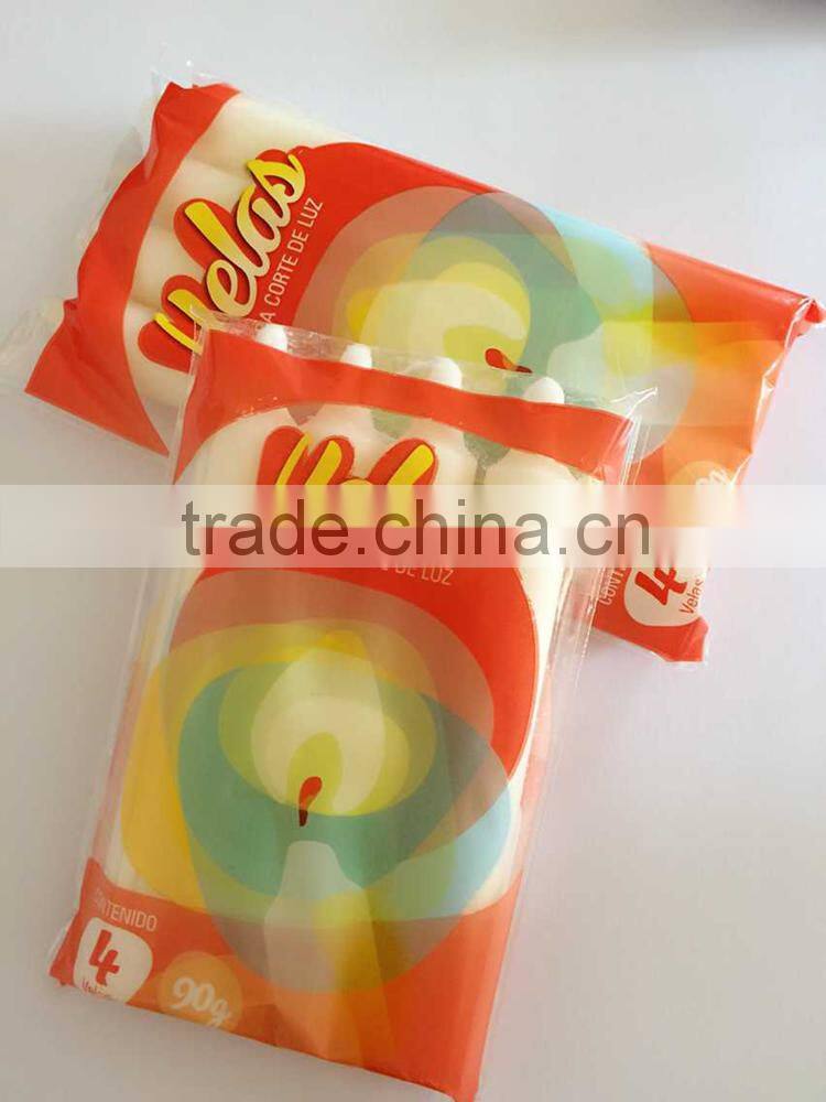 basic household table Candle white candle 90g and 120g