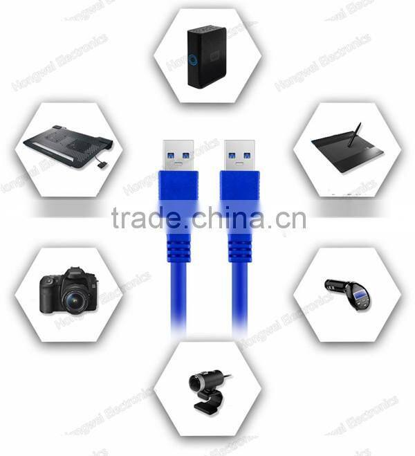 5Gbps high speed charging cable USB 3.0 male to male 1.5m length data transmission and charging USB cable