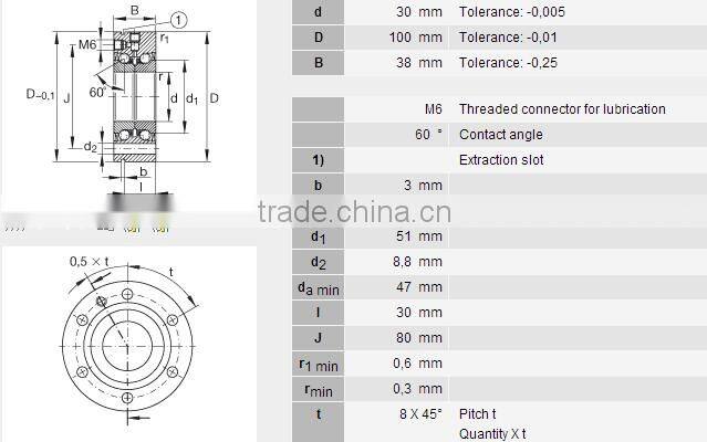 ZKLF30100-2RS ZKLF30100-2Z axial angular contact ball bearings ZKLF 30100 2RS