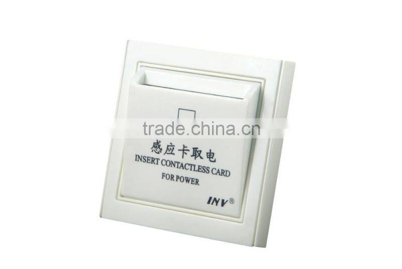 White RFID card Power saver wall enengy saving switch power supply