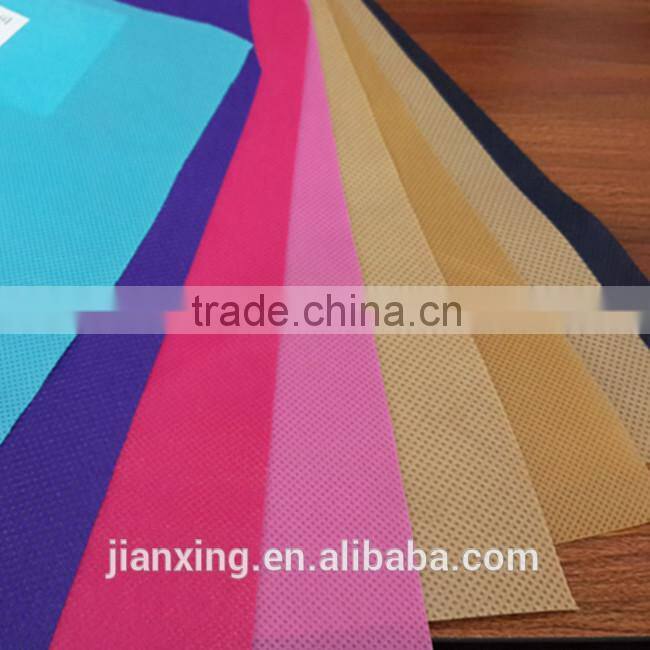 Factory manufacture colorful PP nonwoven fabric in Dongguan
