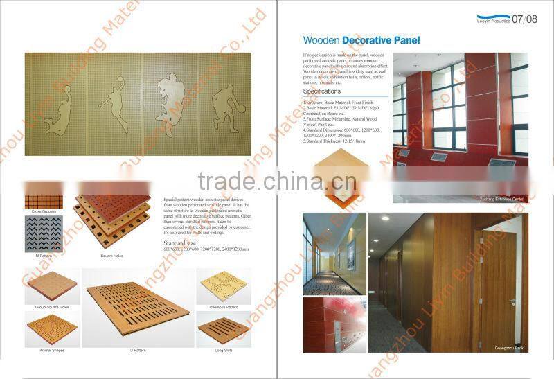 acoustic wall panels wave pattern