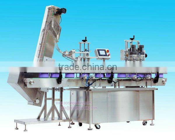 automatic screw plastic jar capping machine for production line