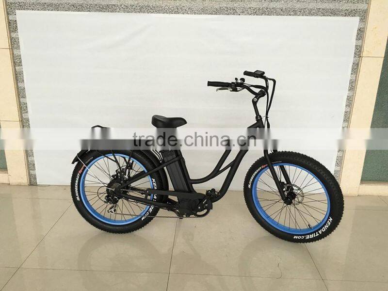 rear bafang drive romai electric bicycle lady hummer cruiser china