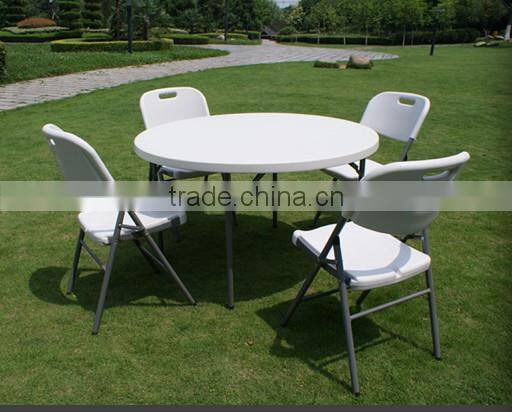 4ft plastic round folding wedding table