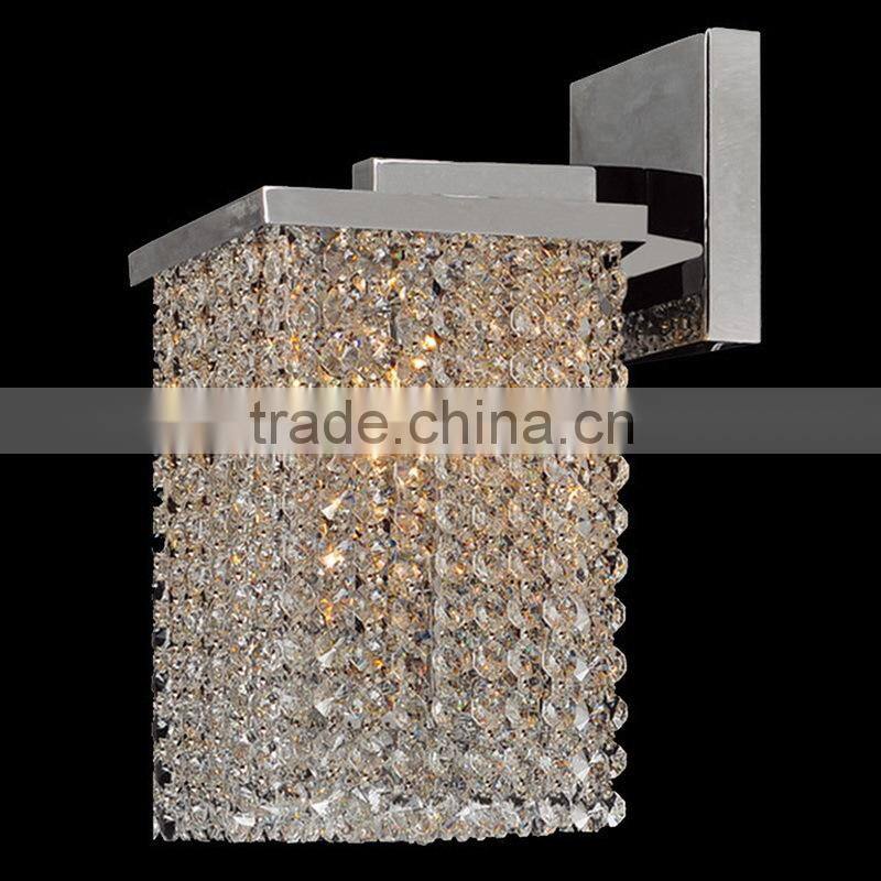 Crystal decorative wall mounting light