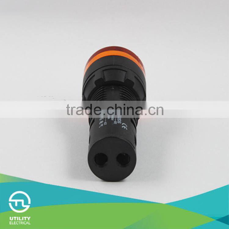 AC 220V Red LED Power Indicator Pilot Single Light Lamp 22mm with CE certification
