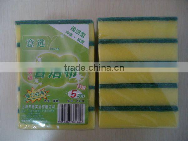 Eco-friendly stocket factory direct wholesale kitchen usage scouring pad sponge