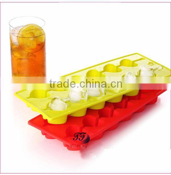 Eco-friendly high quality flexible 100% food grade silicone glass ice mold