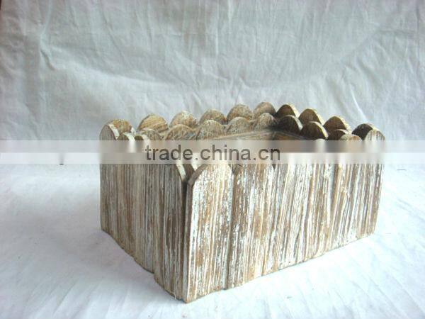 2015 new style wooden flower pot(FSC Certificate)