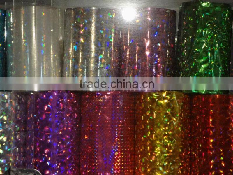 BOPP/PVC/ PET/ holographic film/art paper