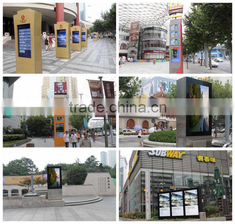 New edition high definition floor Standing outdoor advertising LCD/LED display Digital Signage kiosk