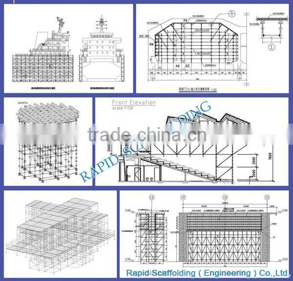Steel Metal Construction System Side Bracket Support Frame Scaffolding for sales