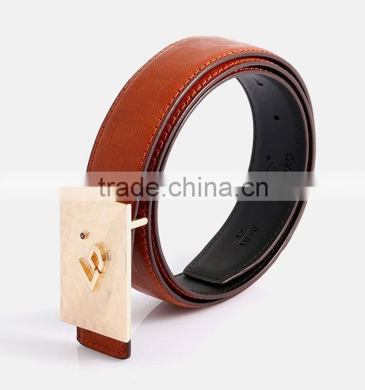 Men leather belts with removable buckles men belt buckles automatic buckle leather belt