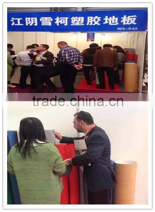 high quality marble design pvc shopping mall floor