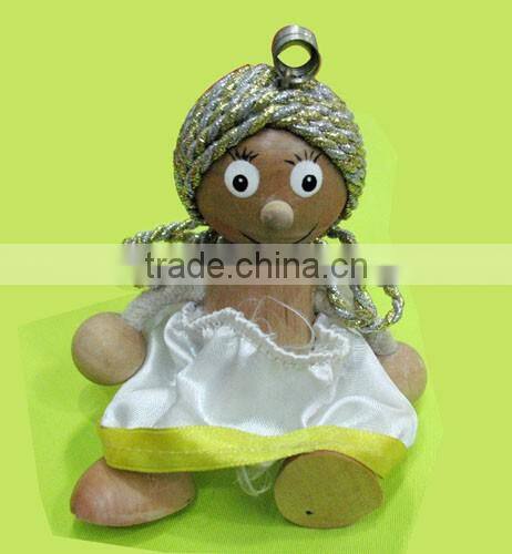 New unique Kids Wood Handmade Mouse Toy Doll