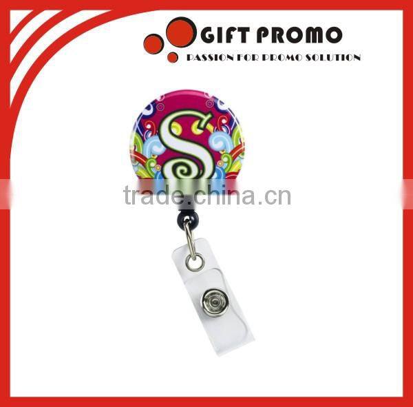 Brown Clear Name Badge Holder