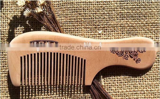 Popular wholesale wood comb hand made wood comb