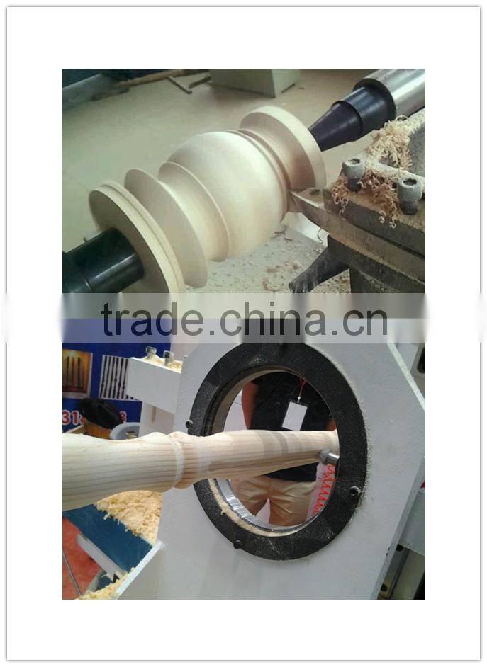 Professional mannufacturer fast speed HG-1530 one axis single blade wood cnc lathe machine