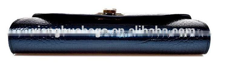 2015 new style fashionable custom luxury leather cluth bag