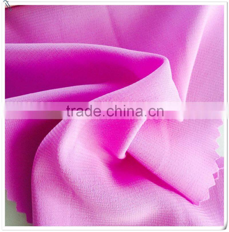 China wholesale 97%Polyester 3%Spandex chiffon for fashion dress /shirt/ blouse (#P-002)