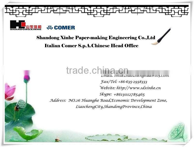 High Speed and Best Price Crescent Former Tissue Machine with Yankee Dryer